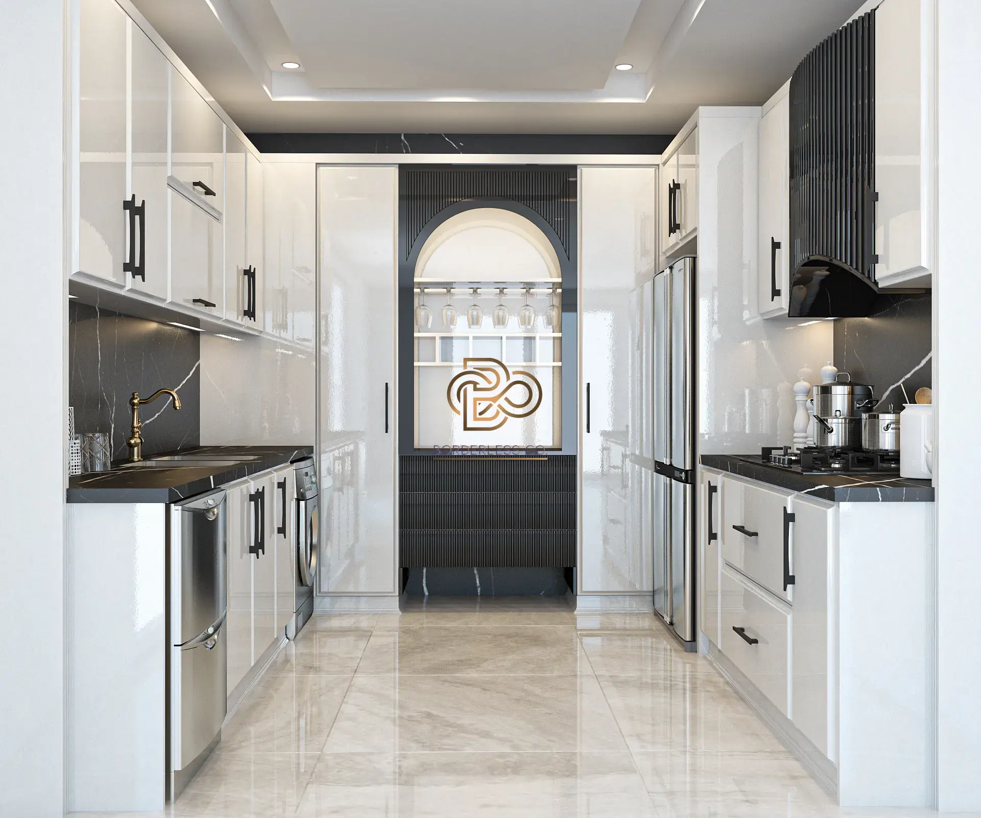 آشپزخانه اپن و نیمه اپن