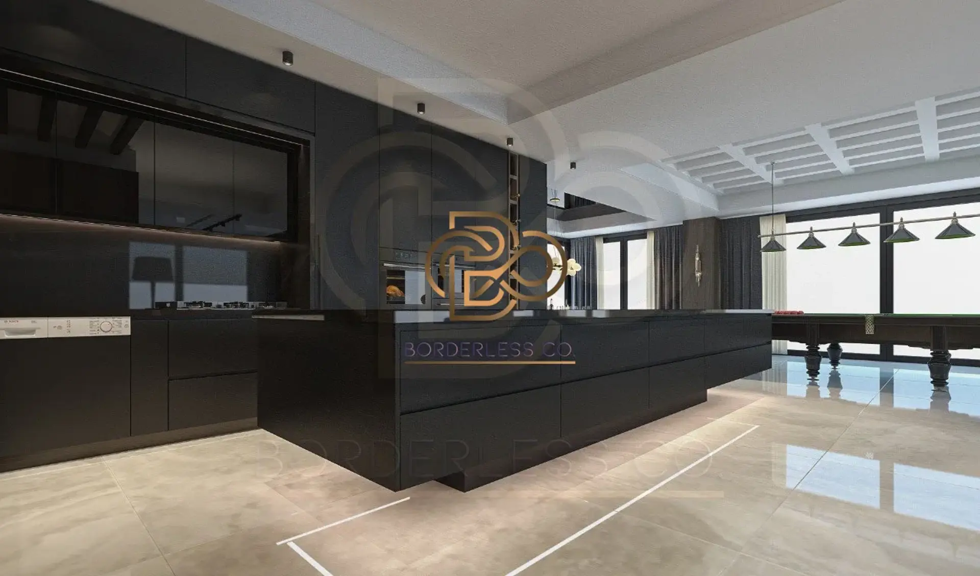 کابینت تمام چوب لوکس