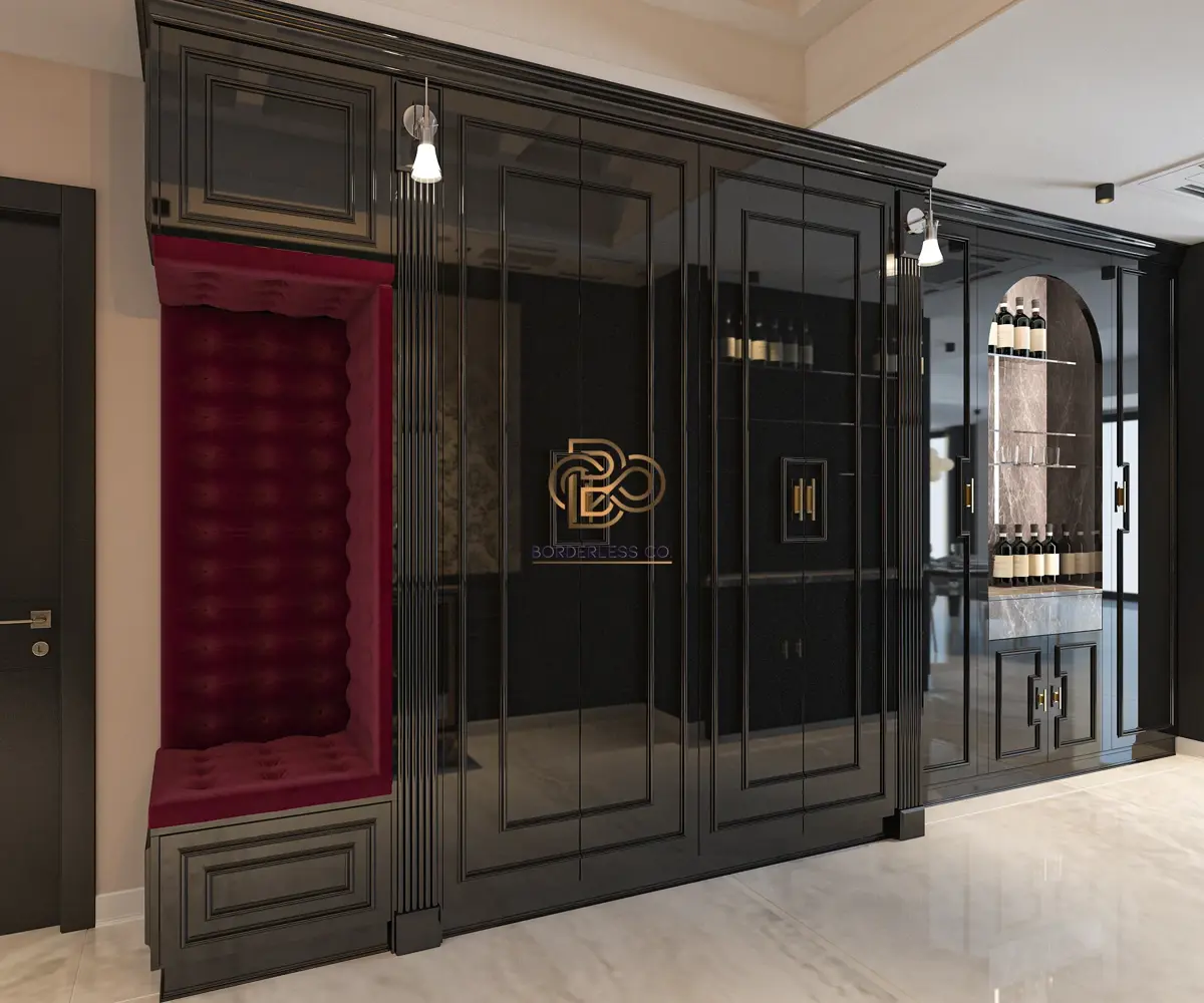 کمد دیواری ریلی و لولایی