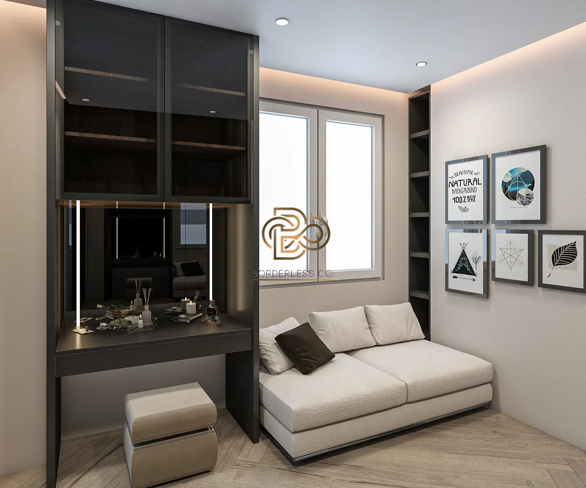 سقف رابیتس و گچبری